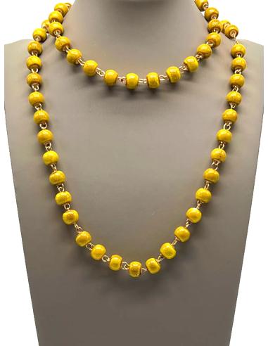 COLLARES MOSTAZAS DE CERAMICA CON EL QUE ANIMAR TU LOOK