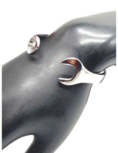 PULSERAS PARA HOMBRE DE ACERO CON LLAVE INGLESA Y TUERCA