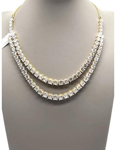 COLLARES PARA BODAS ELEGANTISIMA GARGANTILLA BRILLO CIRCON