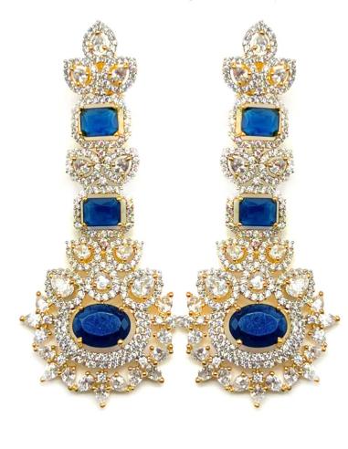 PENDIENTES DE MUJER PARA BODAS ELEGANTISIMO DISEÑO LARGO