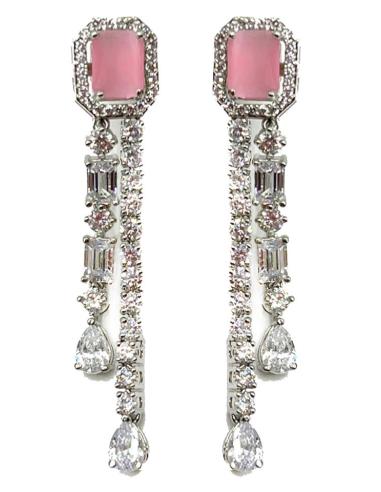 PENDIENTES BODA DISEÑO ART DECO LARGO REPLICA DE JOYAS