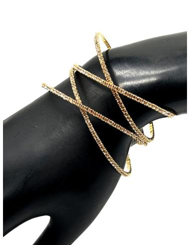 PULSERAS CON CRISTAL BRILLO PARA UN FABULOSO LOOK DE FIESTA