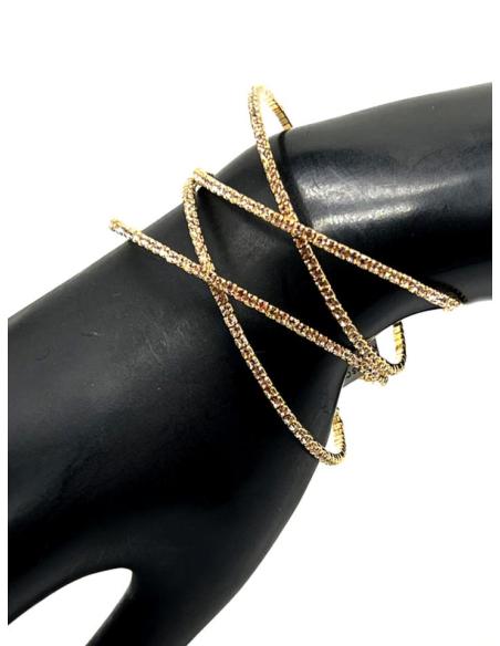 PULSERAS CON CRISTAL BRILLO PARA UN FABULOSO LOOK DE FIESTA