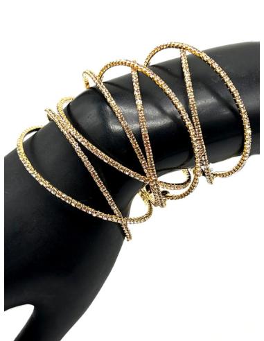 PULSERAS CON CRISTAL BRILLO PARA UN FABULOSO LOOK DE FIESTA