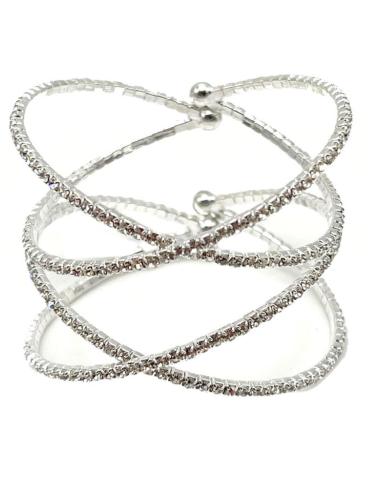 PULSERAS CON CRISTAL BRILLO PARA UN FABULOSO LOOK DE FIESTA