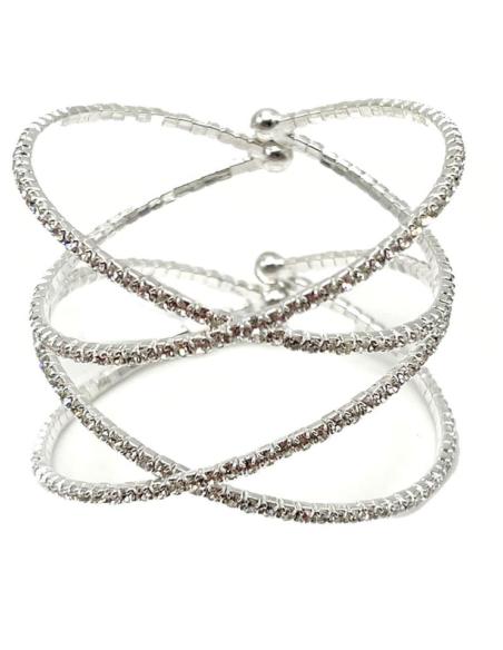 PULSERAS CON CRISTAL BRILLO PARA UN FABULOSO LOOK DE FIESTA