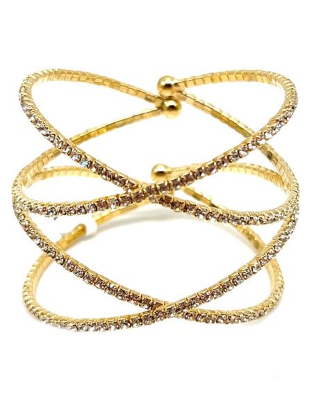 PULSERAS CON CRISTAL BRILLO PARA UN FABULOSO LOOK DE FIESTA