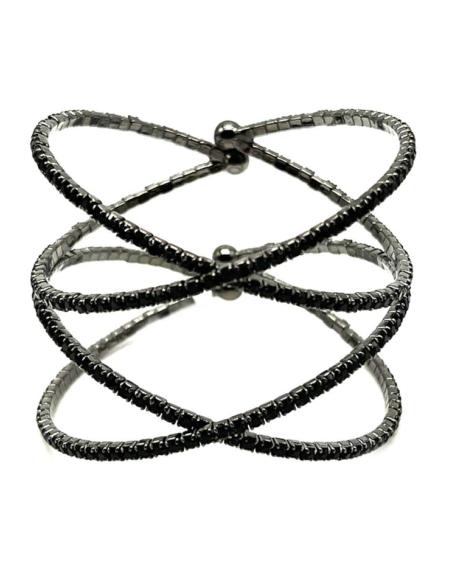 PULSERAS CON CRISTAL BRILLO PARA UN FABULOSO LOOK DE FIESTA