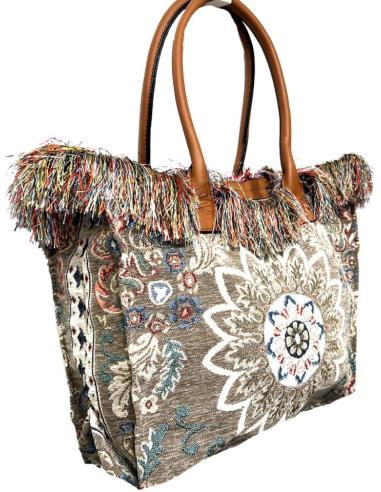 BOLSOS MUJER VERDES TIPO ALFOMBRA PERSA DE LO MAS ORIGINAL