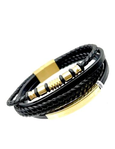 PULSERAS DE CUERO HOMBRE MODELOS DE DISEÑO