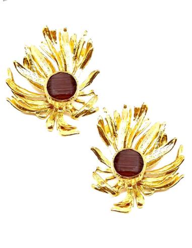PENDIENTES MUJER COLECCION ALGAS MARINAS Y PIEDRAS DE COLOR