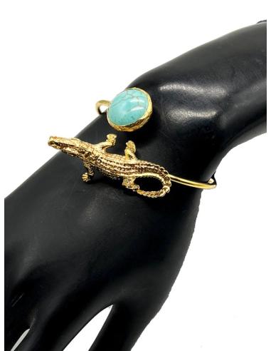 PULSERAS DORADAS DE COCODRILO SIMBOLO DE PROTECCION EN EL ANTIGUO EGIPTO