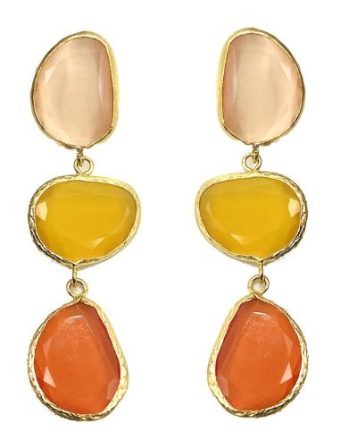 PENDIENTES ROSAS, AMARILLOS Y NARANJAS PARA LUCIRTE EN BODAS