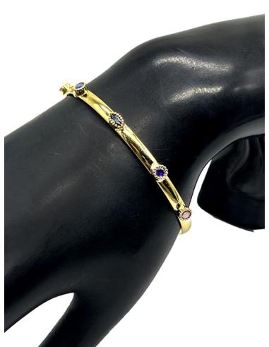 PULSERAS DORADAS DISEÑO DE MEDIA CAÑA ABIERTA Y AJUSTABLE