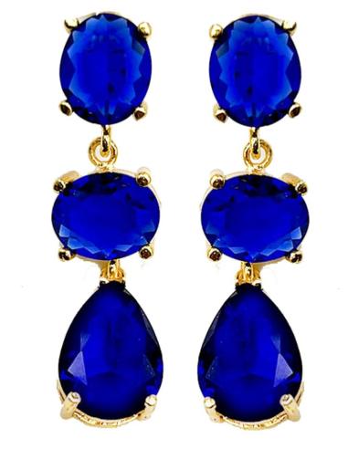 PENDIENTES LARGOS PARA MUJER TRIO DE COLOR PARA BODAS
