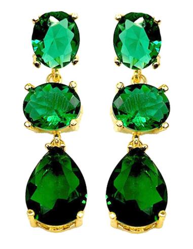 PENDIENTES LARGOS PARA MUJER TRIO DE COLOR PARA BODAS