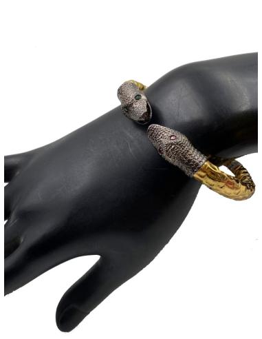 PULSERAS DORADAS DE MUJER CON EXOTICO DISEÑO DE SERPIENTES
