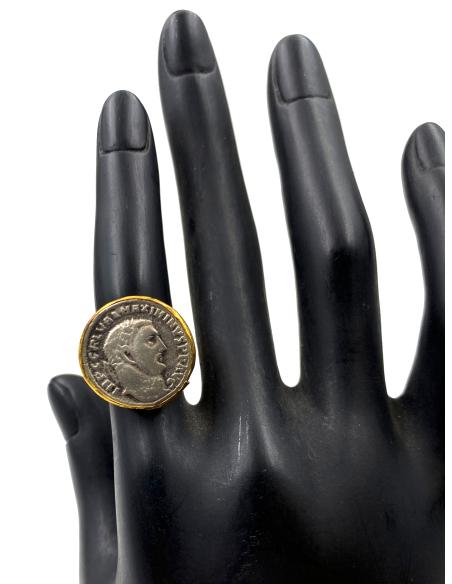ANILLOS MUJER DE MONEDAS PEQUEÑAS ANTIGUAS MEDIDA AJUSTABLE