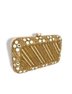 BOLSO DE FIESTA PARA MUJER TIPO CLUTCH CON PEDRERIA