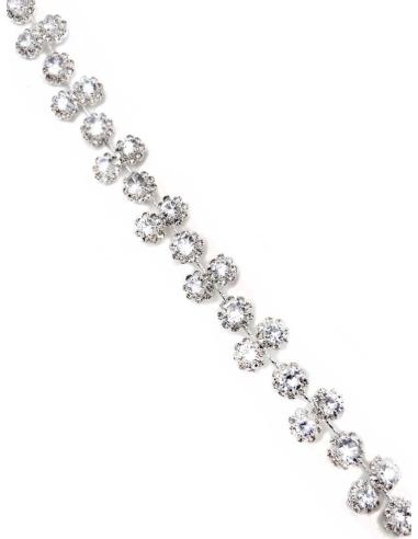 BONITAS DIADEMAS PLATEADAS DE CRISTAL BRILLO PARA BODAS