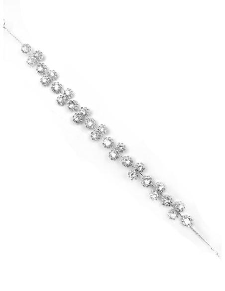 BONITAS DIADEMAS PLATEADAS DE CRISTAL BRILLO PARA BODAS