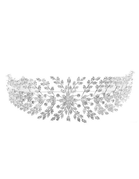 TOCADOS BODAS DISEÑO DE DIADEMA JOYA PARA TRAJES DE NOVIA