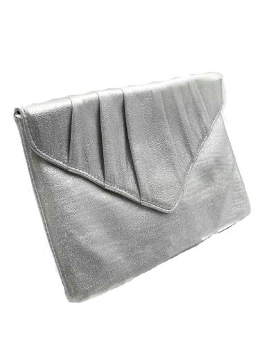 BOLSOS DE FIESTA PLATEADOS PARA BODAS DISEÑO CARTERA DE SOBRE