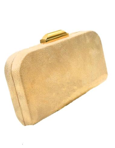 CLUTCH BEIGE DE FIESTA ELEGANTE BOLSO DE INVITADA PERFECTA