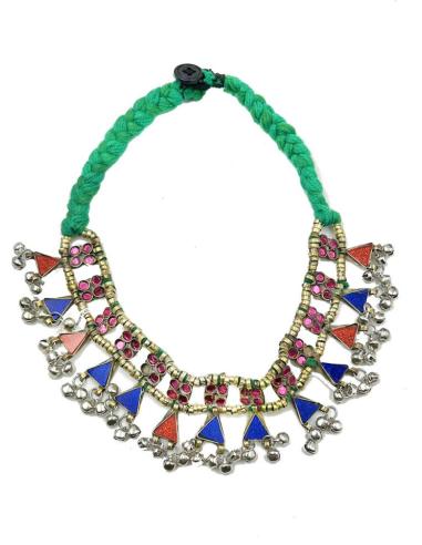 COLLARES DE MUJER ETNICOS DISEÑOS REPLICA DE LA ANTIGUA INDIA