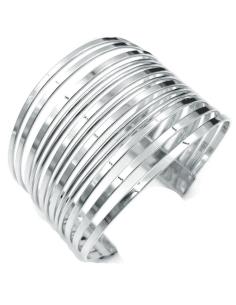 PULSERAS PLATEADAS ANCHAS DE SEMANARIO PARA COMPLETAR TU LOOK