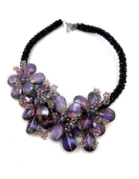 COLLARES MODA CON FLORES TORNASOL PARA BODAS Y EVENTOS