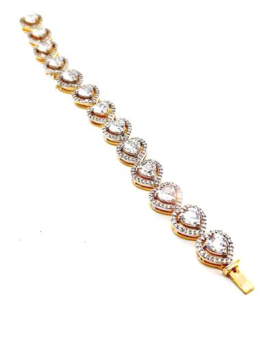 PULSERAS PARA BODAS CON DISEÑO DE CORAZON PARA TRAJES DE NOVIA