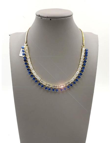 COLLARES ELEGANTES AZUL ZAFIRO PARA BODAS ESPECIAL MADRINAS