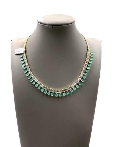 COLLARES ELEGANTES VERDE AGUA PARA BODAS ESPECIAL MADRINAS