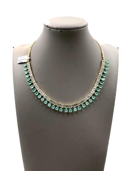 COLLARES ELEGANTES VERDE AGUA PARA BODAS ESPECIAL MADRINAS