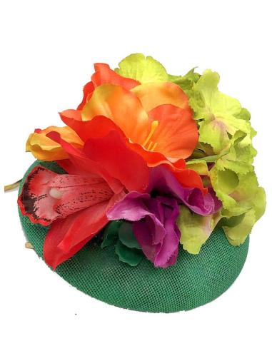 TOCADOS BODA VERDES Y NARANJAS IDEAL PARA CEREMONIA DE MAÑANA
