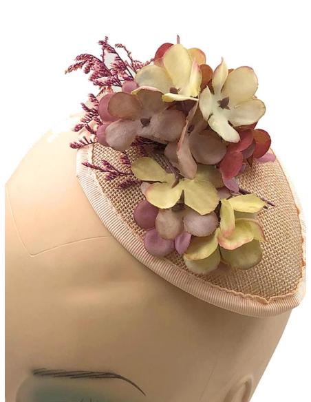 TOCADOS ROSAS CON FLORECITAS PARA REALZAR TU LOOK EN BODAS