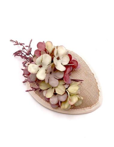 TOCADOS ROSAS CON FLORECITAS PARA REALZAR TU LOOK EN BODAS
