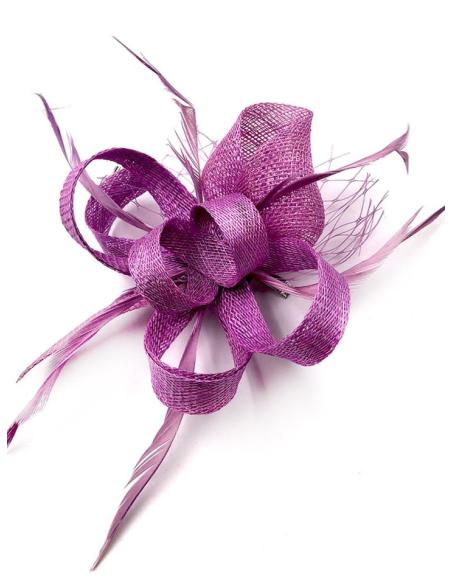TOCADOS ROSAS TONO LILACEO PARA MADRINAS DE BODAS