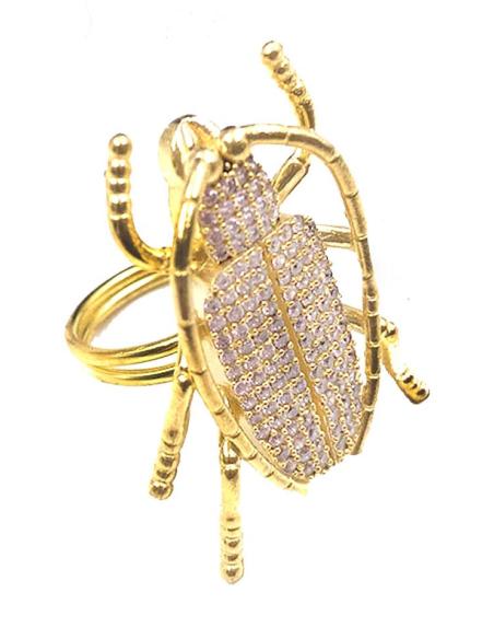 ANILLOS ORIGINALES DORADOS AMULETO DE ESCARABAJO EGIPCIO