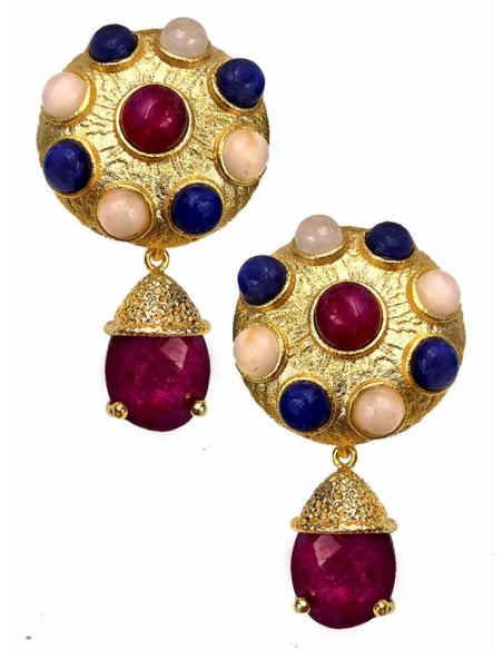 PENDIENTES MUJER DE PIEDRAS SEMIPRECIOSAS PARA BODAS