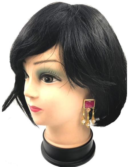 PENDIENTES MUJER LARGOS BUGAMBILIAS REPLICA DE JOYAS ANTIGUAS