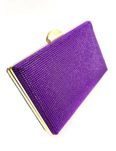 BOLSOS MORADOS CLUTCH ELEGANTE Y ACTUAL PARA BODAS Y NOCHE