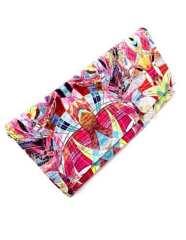 BOLSOS DE FIESTA ROJOS BONITA CARTERA ESTAMPADA MUY ESTILOSA