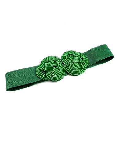 CINTURONES MUJER VERDES PARA BODAS CON NUDO MARINERO