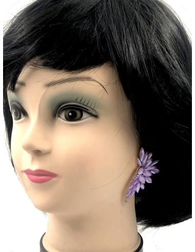 PENDIENTES MUJER MORADOS ACTUAL DISEÑO PARA INVITADAS DE BODA