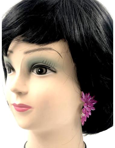 PENDIENTES MUJER FUCSIAS ACTUAL DISEÑO PARA INVITADAS DE BODA