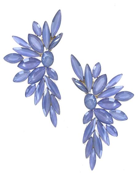 PENDIENTES MUJER AZULES ACTUAL DISEÑO PARA INVITADAS DE BODA
