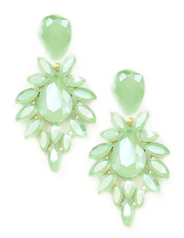 PENDIENTES DE FIESTA VERDES CON LOS QUE SER LA INVITADA PERFECTA