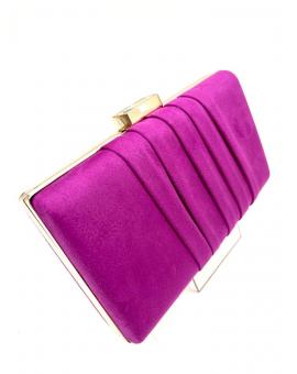 BOLSOS DE FIESTA BUGAMBILLA CON DECORACION PLISADA